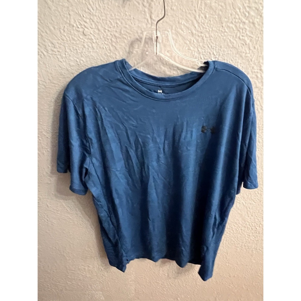 Under Armour Tech Tee Shirt Mens Blue Short Sleeve Size XL Shirt